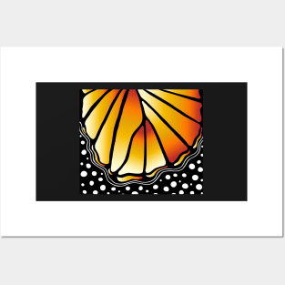 Beautiful Butterfly - Orange Posters and Art